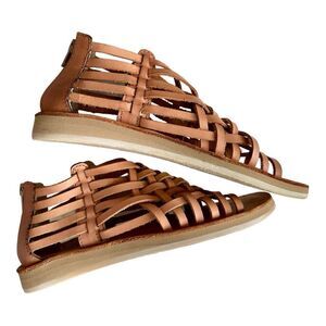 D’ARTE Huarache Mexican Woven Leather Sandals